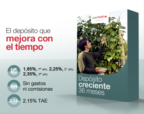 DEPOSITO CRECIENTE 36 MESES
